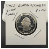 2005-S Proof Washington Quarter, silver cameo