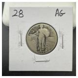 1928 Standing Liberty Silver Quarter