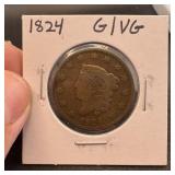 1824 Large Cent