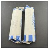 Two Rolls Of Buffalo Nickels (says "faded Dates"