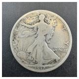 1917 Walking Liberty Half Dollar (90% Silver)