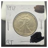 1917 Walking Liberty Silver Half Dollar