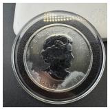 2012 Canada $5 Silver Coin, 1 Troy Ounce .9999 Fin