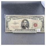 1953 $5 Note - Very Nice! #a 31137629 A
