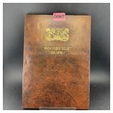 Roosevelt Dansco Book W/129 Dimes (some Are Silver