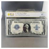 1923 $1 silver certificate large note, FR-237, Spe