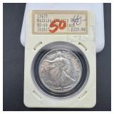 1947 Walking Liberty Silver Half Dollar, Higher Gr