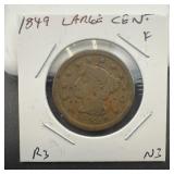 1849 Large Cent