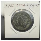 1851 Large Cent