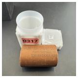 $20 face value roll of Morgan silver dollars with