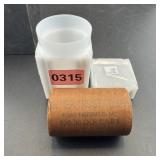 $20 face value roll of Morgan silver dollars with