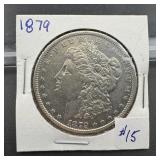 High Grade 1879 Morgan Silver Dollar - Beautiful D