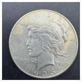 1935 Peace Silver Dollar - Nice Coin - Semi Key Da