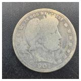 1901 Barber Quarter