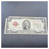 1928-D $2 United States Note, red seal