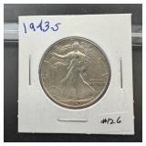 1943-s Walking Liberty Silver Half Dollar