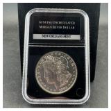 1881-O Morgan Silver Dollar, in case