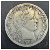 1911 Barber Quarter