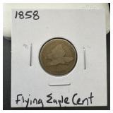 1858 Flying Eagle Cent