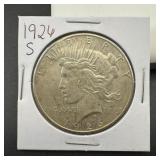 1926 Peace silver dollar