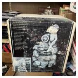 New Lighted Foutain Boy on Rock