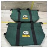 (2) Green Bay Packer Cooler Bags