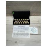 2000 And 2002 State Quarter Gold Plated Set Simila