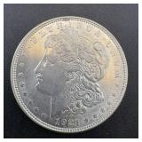 1921 Morgan Silver Dollar (Higher grade)