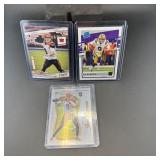 Joe Burrow Football Lot: 2 Rookies And 1 Prestige
