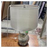 27-inch Tall Glass Table Lamp.