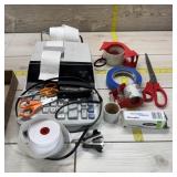 Office supplies lot. Sharp digital calculator with