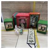 Christmas Candles; Ornament And Snowman Hand-paint