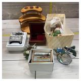 Wood Shelf; Decorations; Snowman; Cookie Plate; Fi