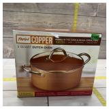 Parini Copper 5-quart Dutch Oven With Ceramic Non-