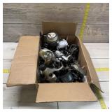 Assortment of fishing reels and parts