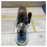 Atwood Wall mount coffee grinder with glass jar;