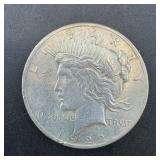 1922 Peace silver dollar
