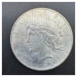 1923 Peace silver dollar