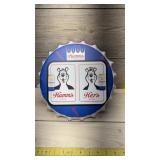 Hammï¿½s Beer Metal Bottle Cap Sign - 12 Inch Hammï¿½s