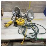 Lighting & power lot. Extension cords, trouble lig