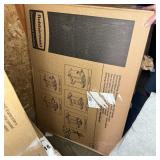 Rubbermaid Janitorial Cleaning Cart; High Capacity