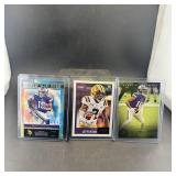 Justin Jefferson Rookie Football Card Lot (3 Cards