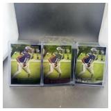 Justin Jefferson Rookie Football Card Lot (3 Cards