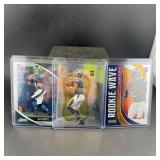 Jalen Hurts Rookie Football Card Lot (3 Cards)