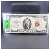 1953A $2 Red Seal United States Note