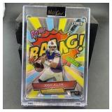 Josh Allen Wild Card "bang" Comix Football Card;