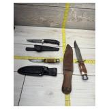 Hunting Knife Collection; Includes Buck; Black Haw