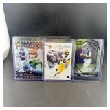 (3) J.j. Mccarthy Rookie Football Cards