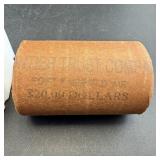 $20 Morgan Silver Dollar Roll. Cc Tail & 1884 Face