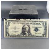 1935-d $1 Silver Certificate, No Motto, Rare Error